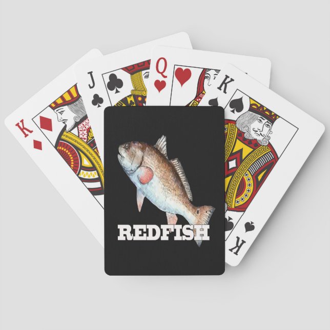 Jeu De Cartes Cartes de jeu de rougets communs (noir) (dos)
