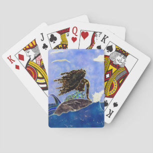 Jeu De Cartes Cartes de jeu de sirène et d'océan