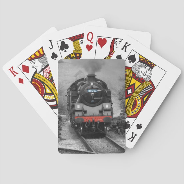 Jeu De Cartes Cartes De Jeu De Train À Vapeur (dos)