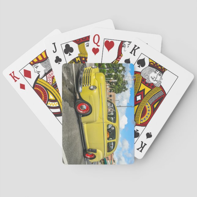 Jeu De Cartes Cartes De Jeu De Voiture Classique (dos)