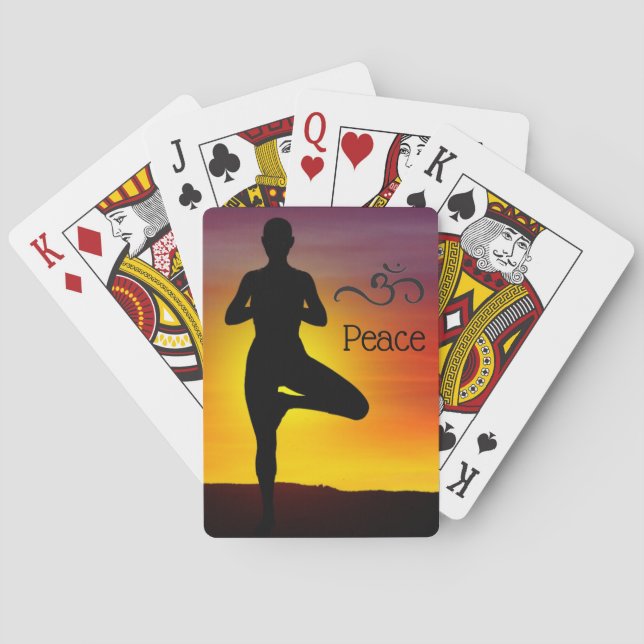Jeu De Cartes Cartes De Jeu De Yoga (dos)