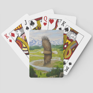 Jeu De Cartes Cartes de jeu d'Eagle chauve