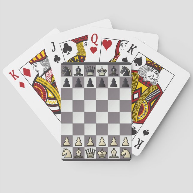 Jeu De Cartes Cartes de jeu d'échecs (dos)