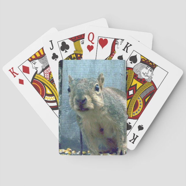 Jeu De Cartes Cartes de jeu d'écureuils (dos)