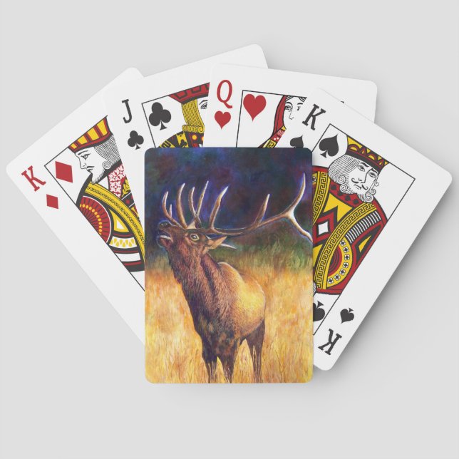 Jeu De Cartes Cartes de jeu d'élans (dos)