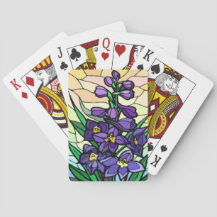 Jeu De Cartes Cartes de jeu Dendrobium en verre