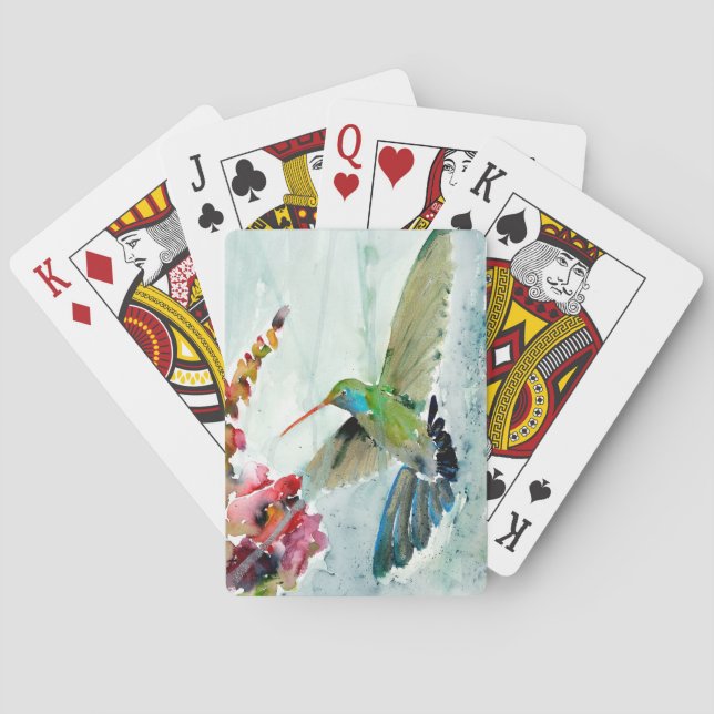 Jeu De Cartes Cartes de jeu des colibris (dos)