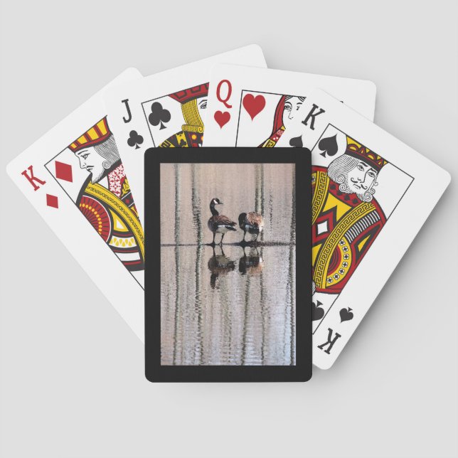 Jeu De Cartes Cartes de jeu des oies du Canada (dos)