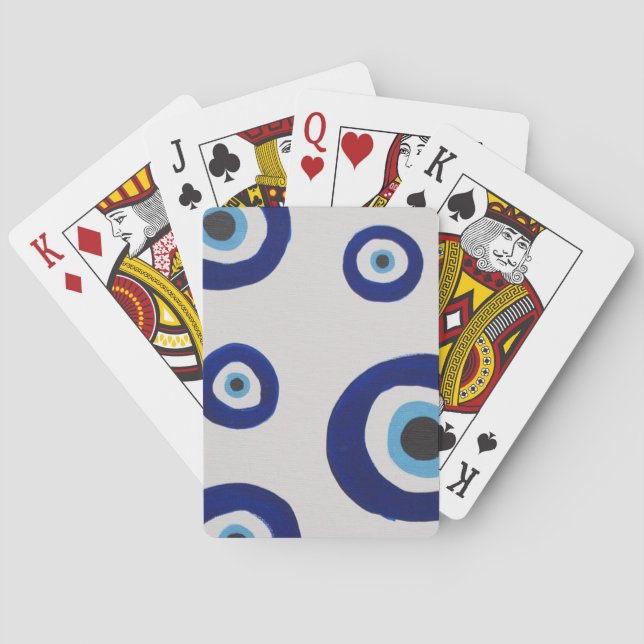 Jeu De Cartes Cartes De Jeu Des Yeux Maléfiques (dos)
