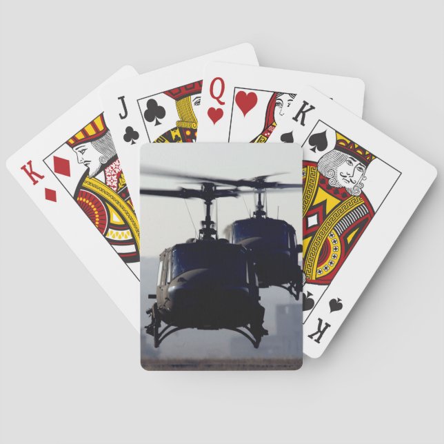 Jeu De Cartes cartes de jeu d'hélicoptère (dos)