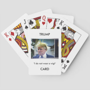 Jeu De Cartes Cartes de jeu d'image/citation de Donald Trump