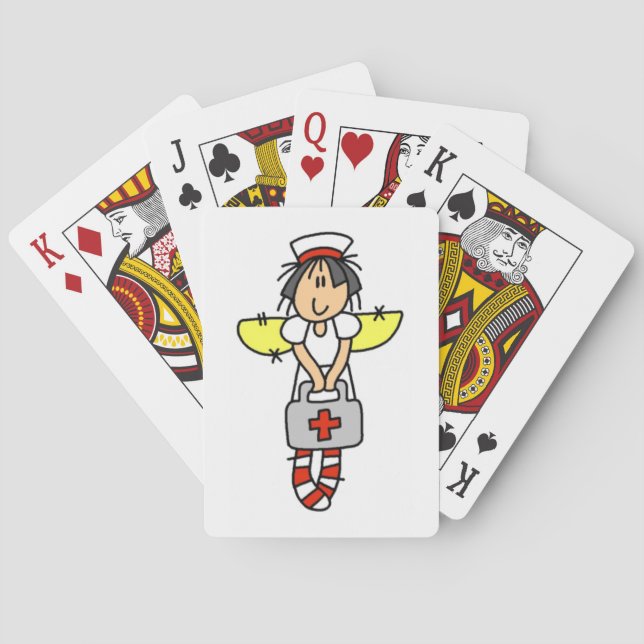 Jeu De Cartes Cartes de jeu d'infirmière (dos)