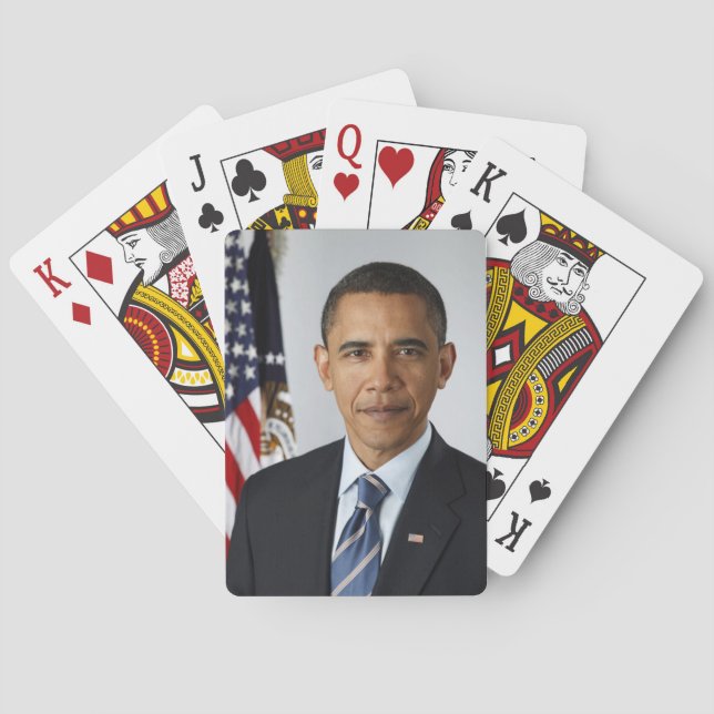 Jeu De Cartes Cartes de jeu d'Obama (dos)