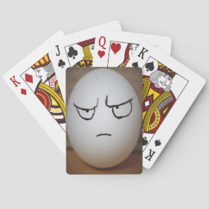 Jeu De Cartes Cartes de jeu d'oeufs en colère