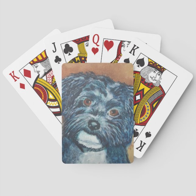 JEU DE CARTES CARTES DE JEU DOUCES DE CHIOT DE HAVANESE (dos)