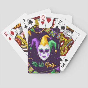 Jeu De Cartes Cartes de jeu du Carnaval de Mardi Gras