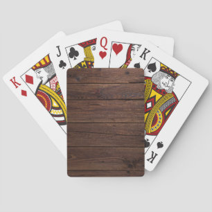 Jeu De Cartes Cartes de jeu en bois