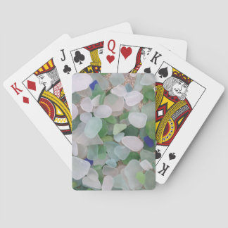 Jeu De Cartes Cartes de jeu en verre de jeux de pont de mer