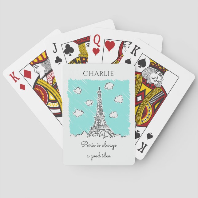 Jeu De Cartes Cartes de jeu faites sur commande des textes de (dos)