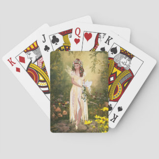 Jeu De Cartes Cartes de jeu féeriques de région boisée