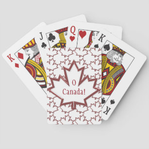 Jeu De Cartes Cartes de jeu Feuille d'érable canadienne