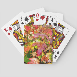 Jeu De Cartes Cartes de jeu 'Feuilles d'automne'