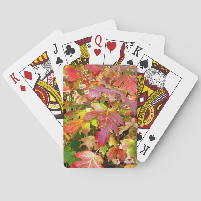Jeu De Cartes Cartes de jeu 'Feuilles d'automne' (dos)