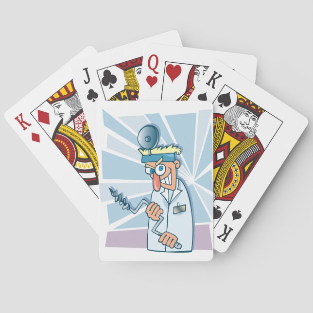 Jeu De Cartes Cartes de jeu folles de dentiste (dos)