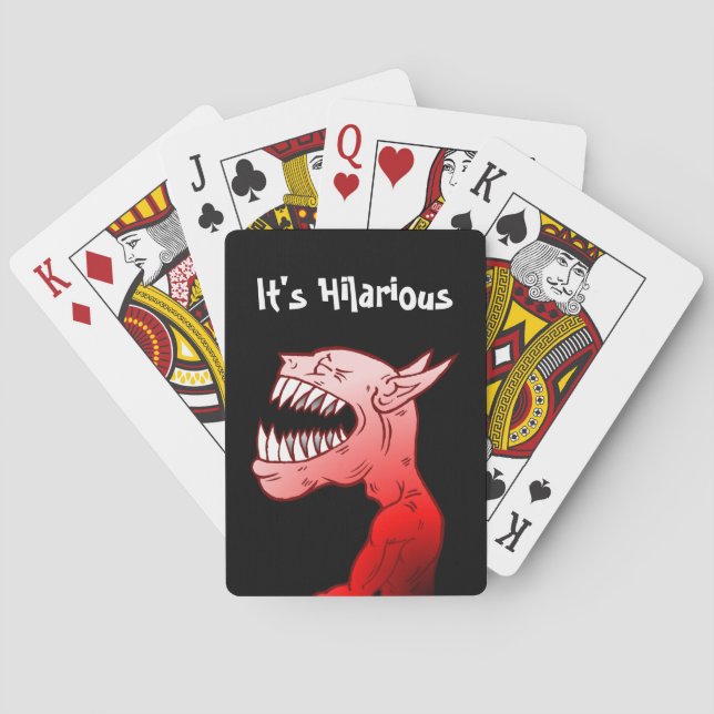 Jeu De Cartes Cartes de Jeu Hilaires (dos)