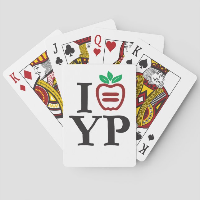 Jeu De Cartes Cartes de jeu iHeart YP (dos)