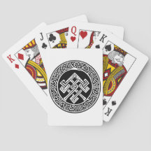 Cartes de jeu inspirées de l'art celtique et vikin