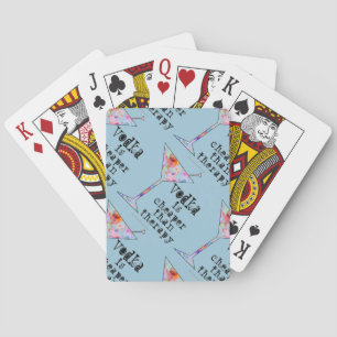 JEU DE CARTES CARTES DE JEU - LA VODKA EST MEILLEUR MARCHÉ QUE