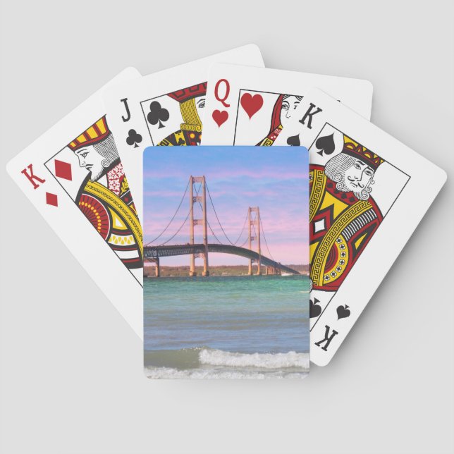 Jeu De Cartes Cartes de jeu "Mackinac Bridge" (dos)