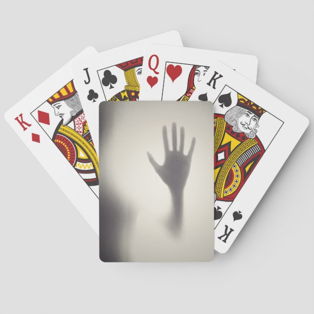 Jeu De Cartes Cartes de jeu main éffrayante (dos)