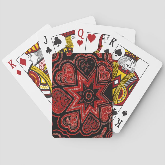 Jeu De Cartes Cartes de jeu "Mon coeur" (dos)