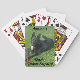 Jeu De Cartes Cartes de jeu noires impressionnantes de berger