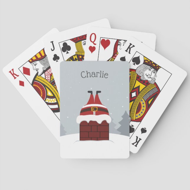 Jeu De Cartes Cartes de jeu nommées faites sur commande coincées (dos)