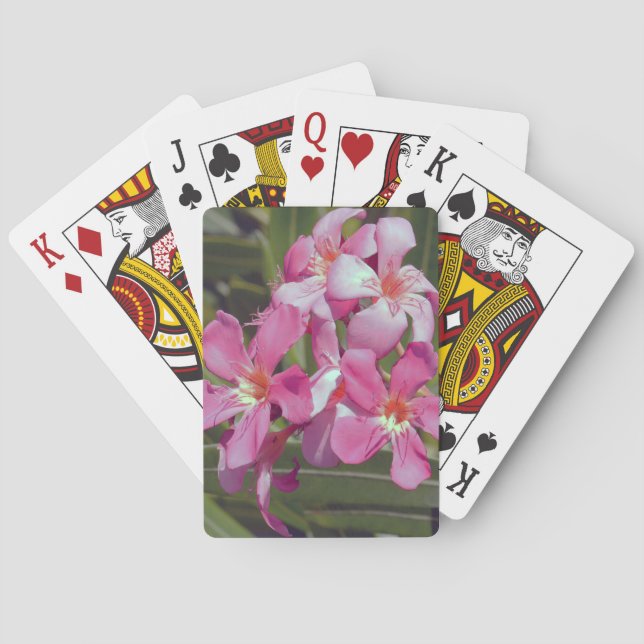 Jeu De Cartes Cartes de jeu Oleander Flower (dos)