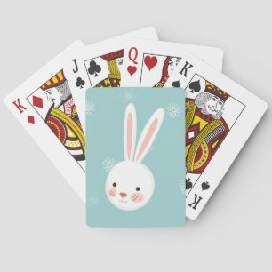 Jeu De Cartes Cartes de jeu personnalisées Bunny de Pâques