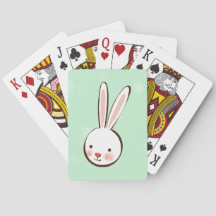 Jeu De Cartes Cartes de jeu personnalisées Bunny de Pâques