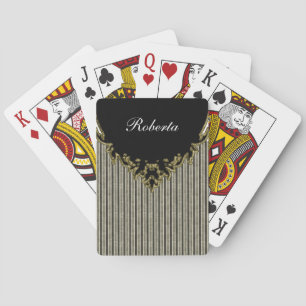Jeu De Cartes Cartes de jeu personnalisées par damassé