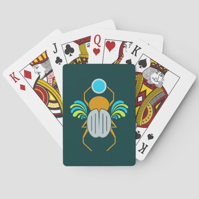 Jeu De Cartes Cartes de jeu personnalisées Scarab (dos)