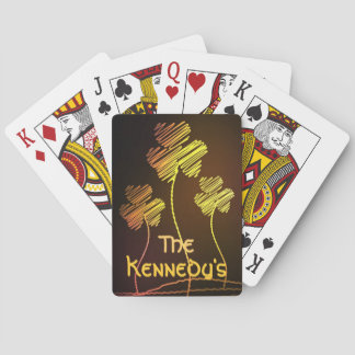 Jeu De Cartes Cartes de jeu personnalisées Shamrocks irlandaises