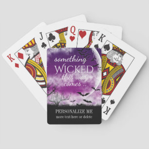 Jeu De Cartes Cartes de jeu personnalisées Wicked Fun Halloween 