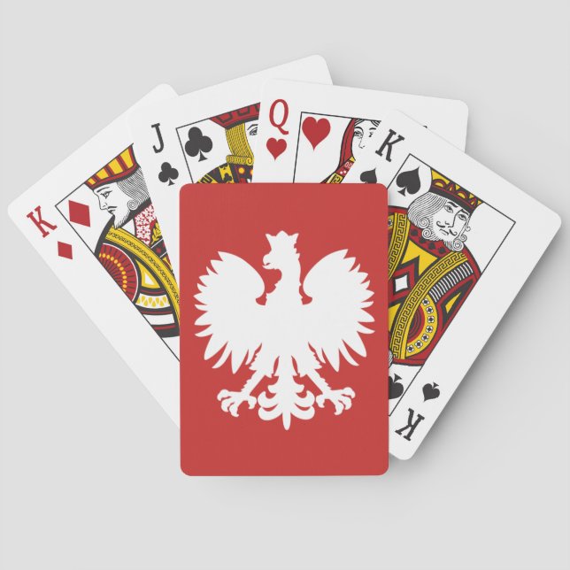 Jeu De Cartes Cartes de jeu polonaises d'Eagle (dos)
