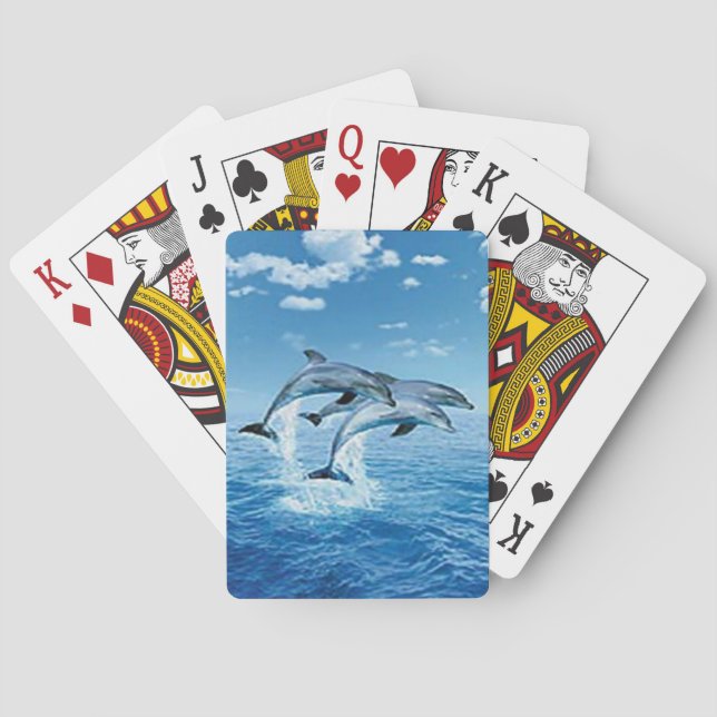Jeu De Cartes Cartes de jeu pour dauphins d'air (dos)
