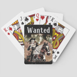 Jeu De Cartes Cartes de jeu Recherchées de cowboy