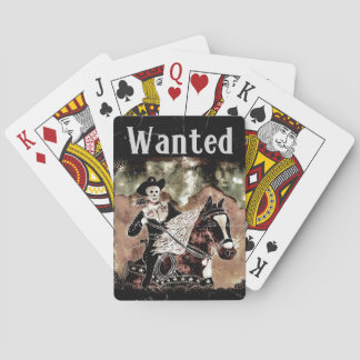 Jeu De Cartes Cartes de jeu Recherchées de cowboy