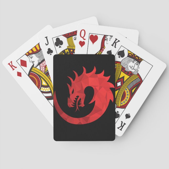 Jeu De Cartes Cartes de jeu Red Dragon (dos)