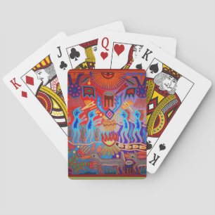 Jeu De Cartes Cartes de jeu Rituelles Huichol